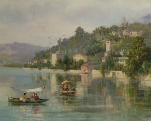 Lake Como by Gustave Mascart